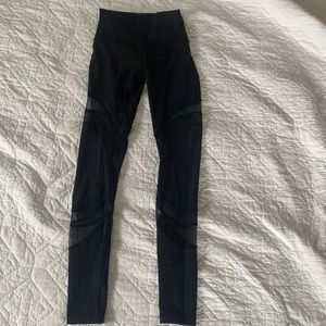 LULULEMON Wunder Under Sheer Black Leggings